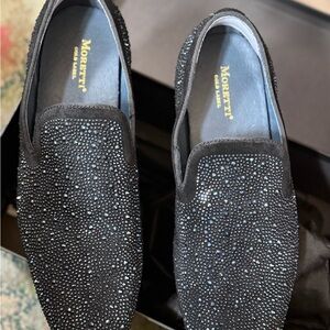 Men's Black Slip-On Shoes